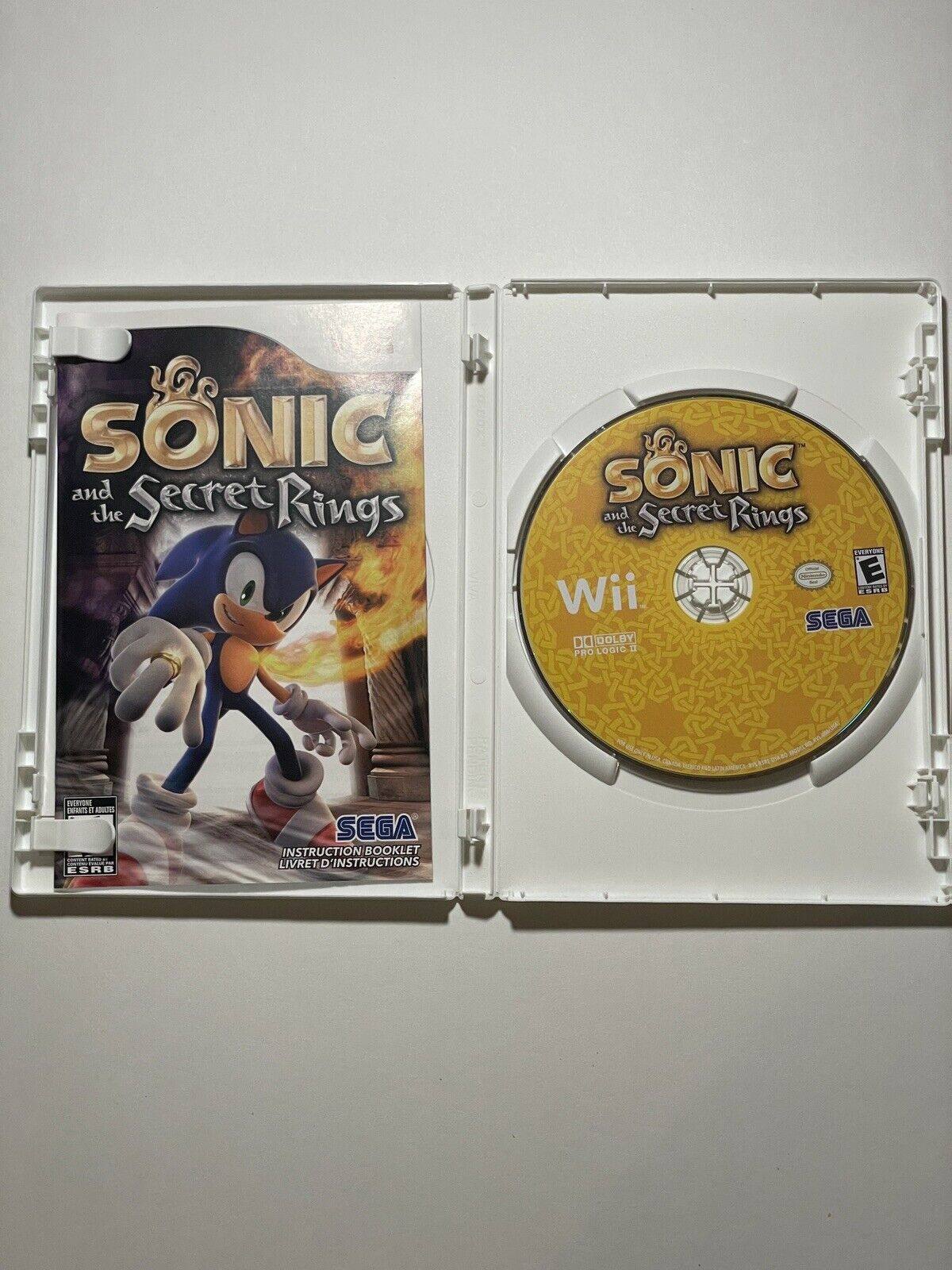 Sonic And The Secret Rings Nintendo Wii Complete. Tested & Working