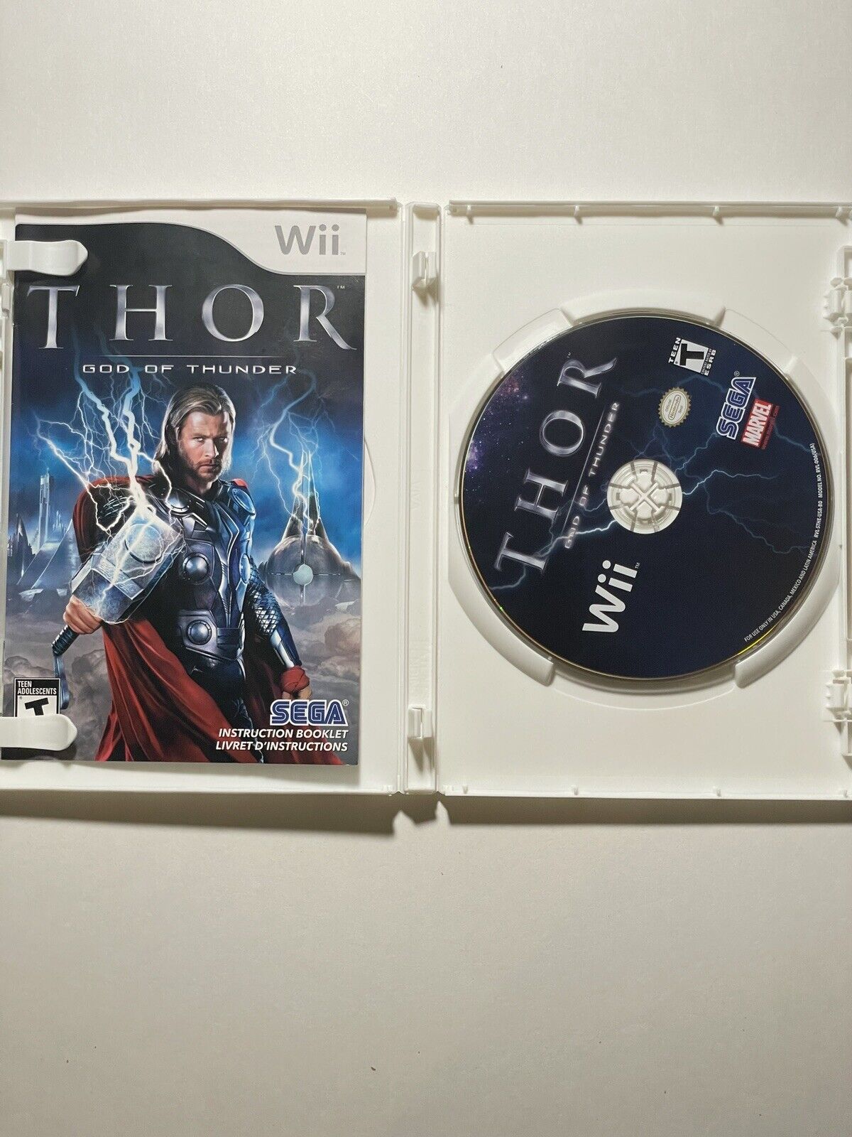 Thor: God of Thunder (Nintendo Wii, 2011) Complete CIB - Tested