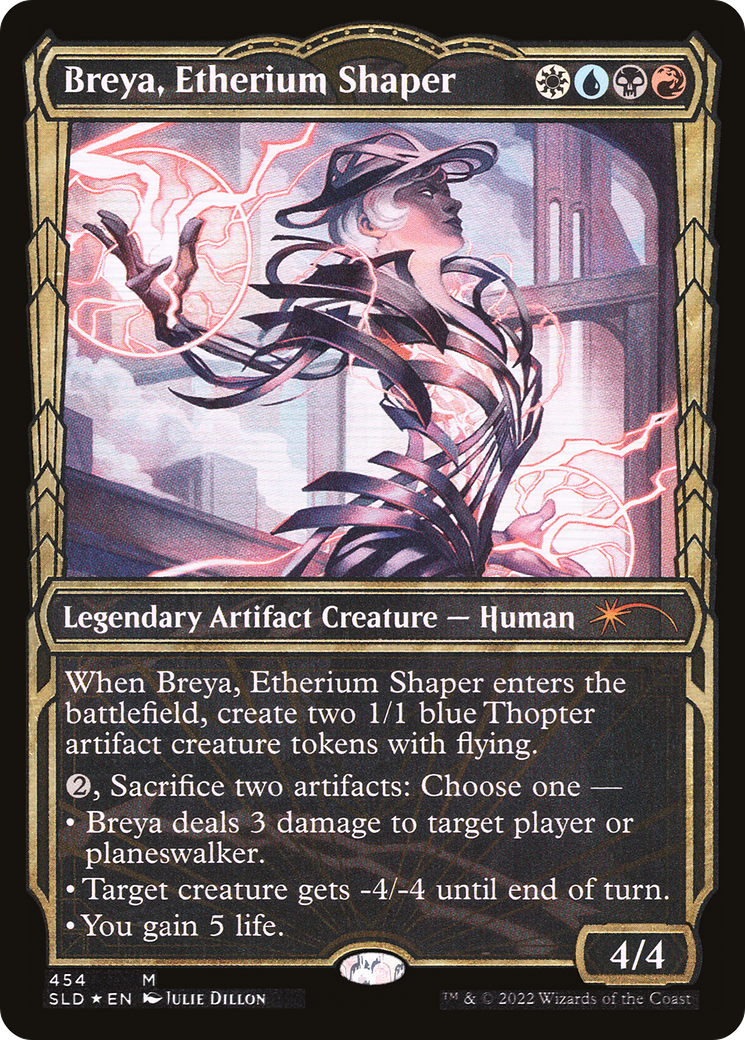 Breya, Etherium Shaper (SLD-454) - Secret Lair Drop: (Showcase) Foil