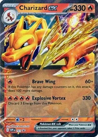 Charizard ex - 161 161 - SV Scarlet & Violet Promo Cards Holofoil