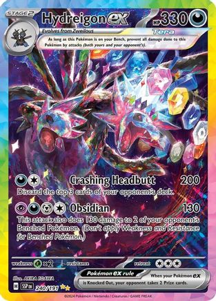 Hydreigon ex - 240/191 240 - SV08 Surging Sparks Holofoil