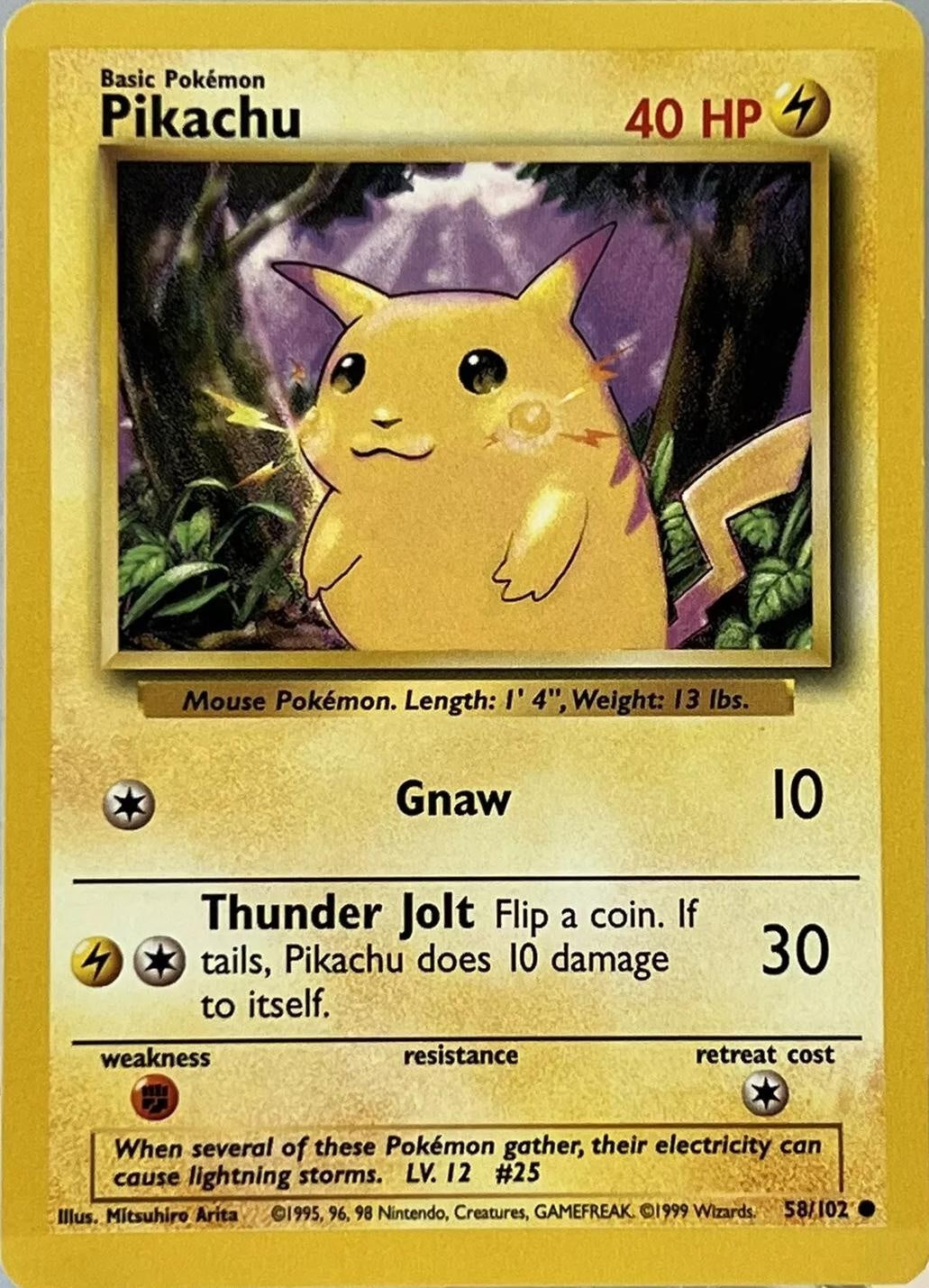 Pikachu [BASE1 - 58]