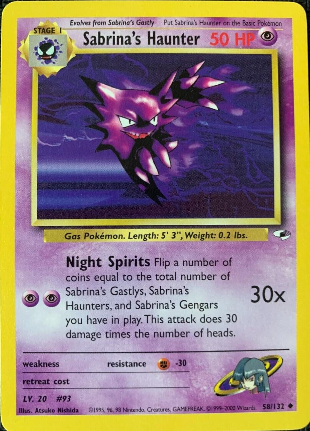 Sabrina's Haunter [GYM1 - 58]