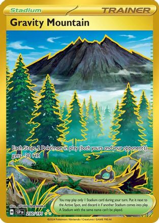 Gravity Mountain - 250/191 250 - SV08 Surging Sparks Holofoil