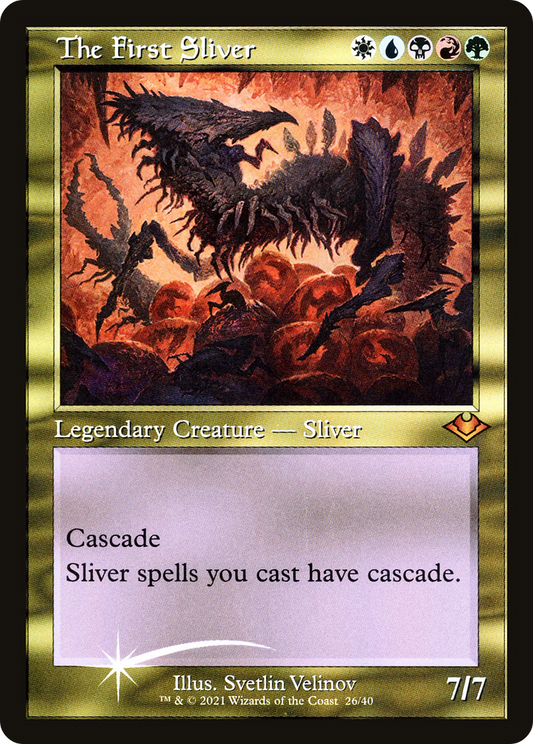 The First Sliver (MH1-026) - Modern Horizons 1 Timeshifts Etched Foil