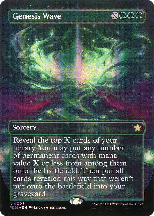 Genesis Wave (FDN-396) - Foundations (Borderless) Foil