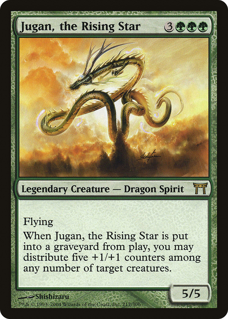Jugan, the Rising Star (CHK-217) - Champions of Kamigawa