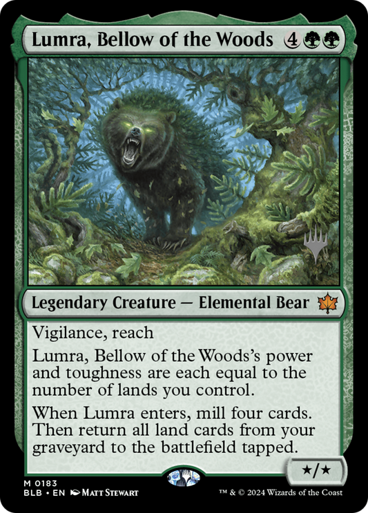 Lumra, Bellow of the Woods (PPBLB-183P) - Bloomburrow Promos Foil