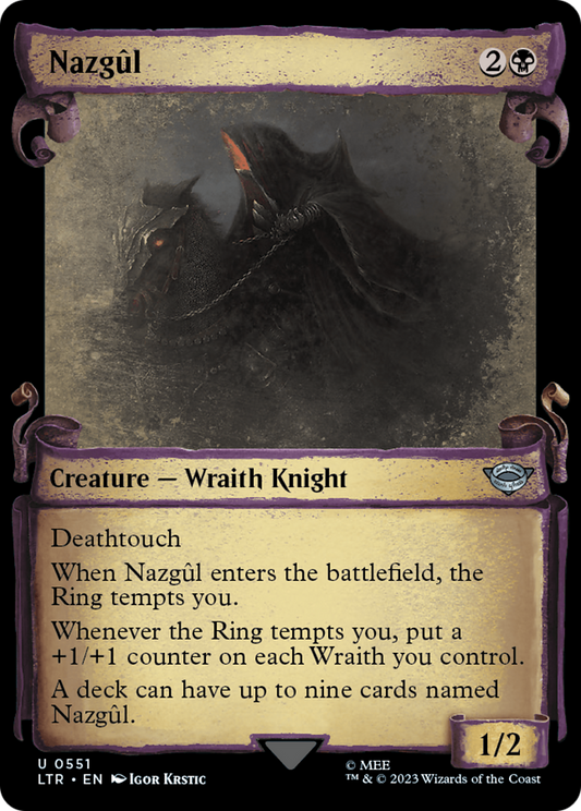 Nazgûl (LTR-551) - The Lord of the Rings: Tales of Middle-earth: (Showcase) Foil