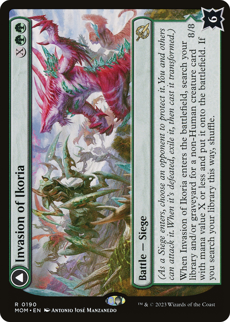 Invasion of Ikoria // Zilortha, Apex of Ikoria (MOM-190) - March of the Machine Foil