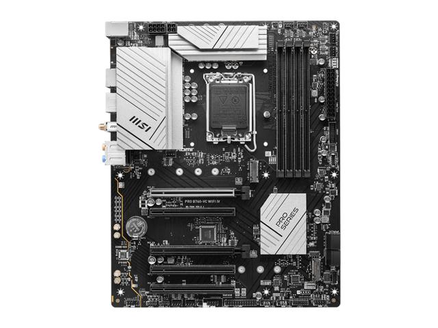 MSI PRO B760-VC WIFI IV LGA1700 Max192GB DDR5 PCI-E ATX