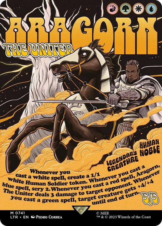 Aragorn, the Uniter (LTR-741) - The Lord of the Rings: Tales of Middle-earth (Borderless)