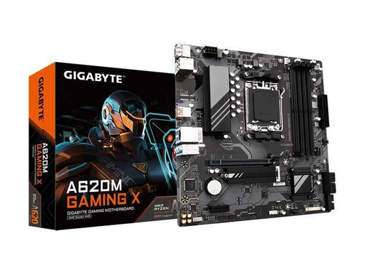 Gigabyte A620M GAMING X AM5 Max128 Go DDR5 PCIE Micro ATX