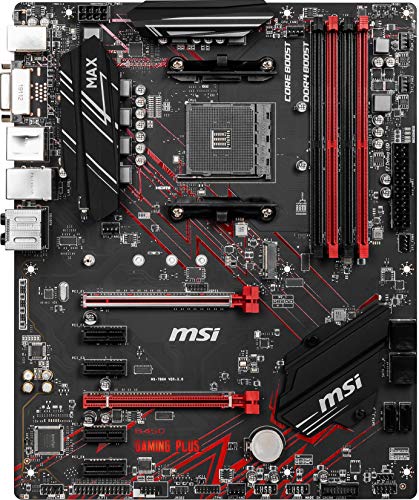 MSI B450 GAMING PLUS MAX AM4 64 Go DDR4 DVI/HDMI ATX