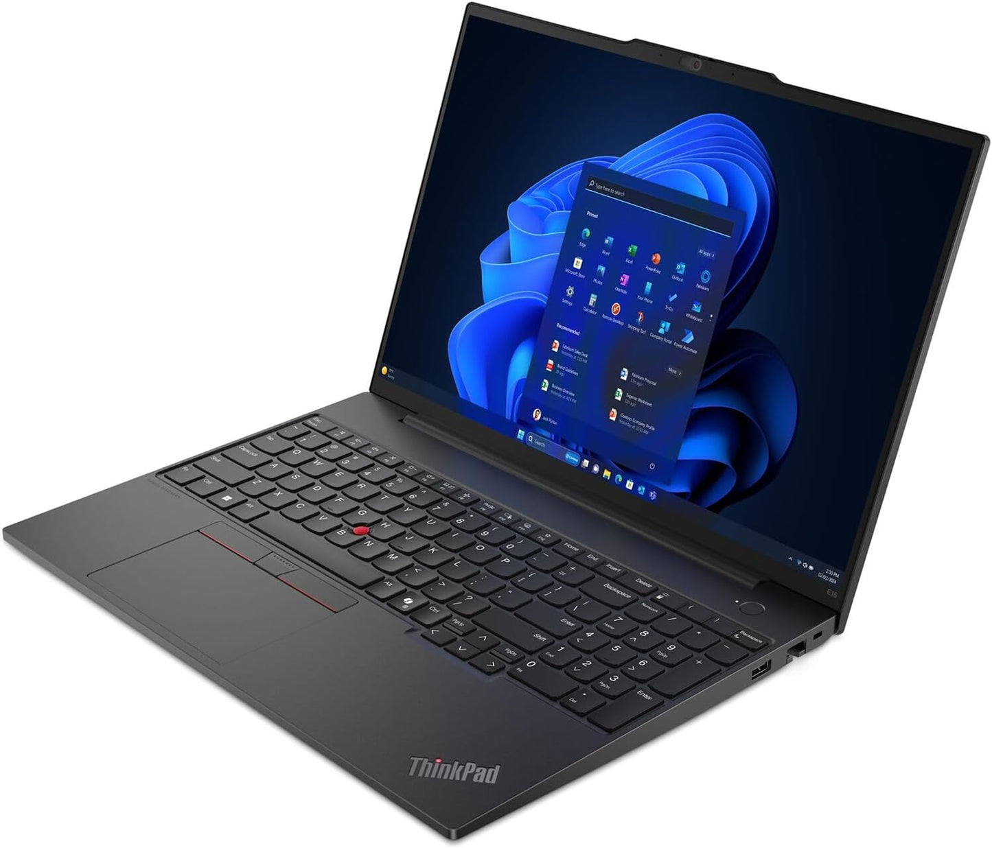 Lenovo ThinkPad E16 Gen 2 Business Laptop 16.0" WUXGA IPS Display 300 nits (AMD Ryzen 5 7535U 6-Core 2.90GHz, 16GB RAM, 1TB PCIe SSD, AMD Radeon, Backlit KYB, FP, WiFi 6, Win11Pro)