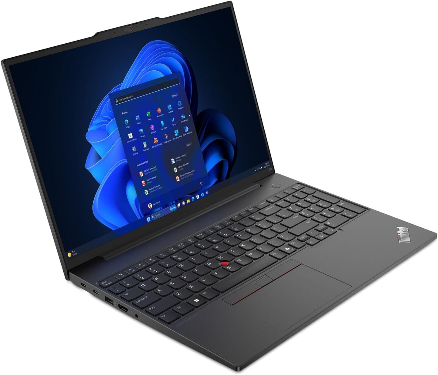 Lenovo ThinkPad E16 Gen 2 Business Laptop 16.0" WUXGA IPS Display 300 nits (AMD Ryzen 5 7535U 6-Core 2.90GHz, 16GB RAM, 1TB PCIe SSD, AMD Radeon, Backlit KYB, FP, WiFi 6, Win11Pro)