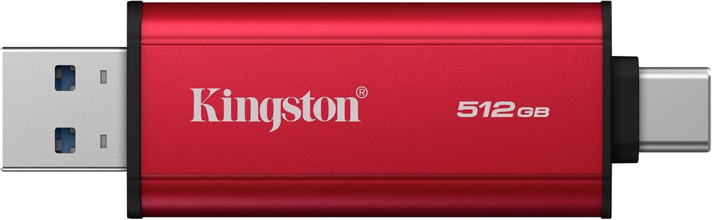Kingston SSD SPSD 512GB 512GB Dual USB-A C Portable SSD