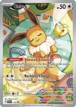 Eevee - 173 (Pokemon Center Exclusive) 173 - SV Scarlet & Violet Promo Cards Holofoil