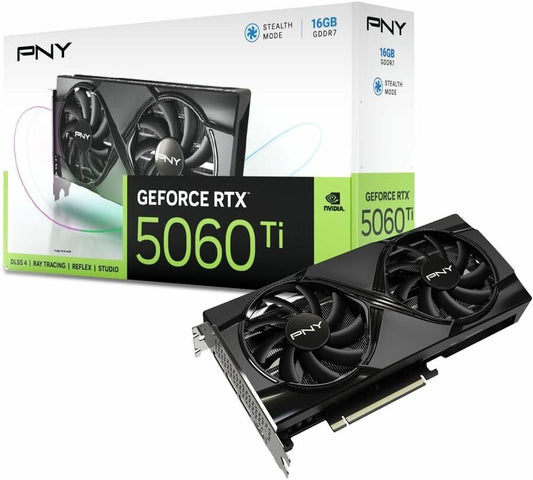 PNY VCX VCG5060T16DFXPB1 GeForce RTX 5060 Ti 16GB 16GB GDDR7 128bit