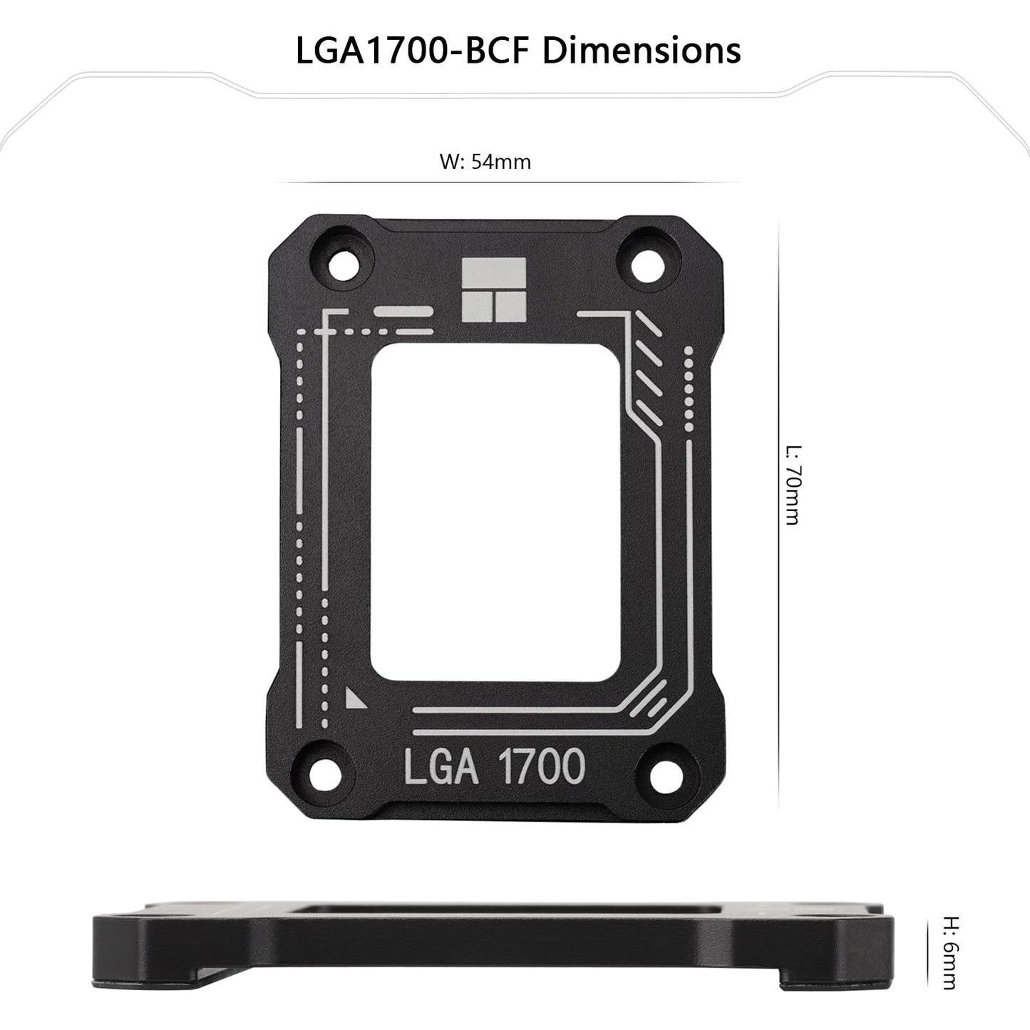 Thermalright LGA1700-BCF Black V2 CPU Contact Frame for 13th Gen & 14th Gen Intel