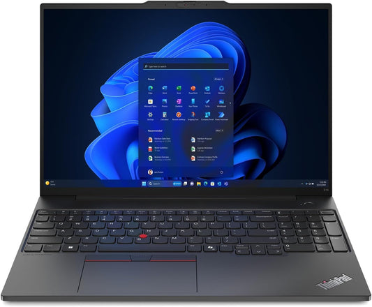 Lenovo ThinkPad E16 Gen 2 Business Laptop 16.0" WUXGA IPS Display 300 nits (AMD Ryzen 5 7535U 6-Core 2.90GHz, 16GB RAM, 1TB PCIe SSD, AMD Radeon, Backlit KYB, FP, WiFi 6, Win11Pro)