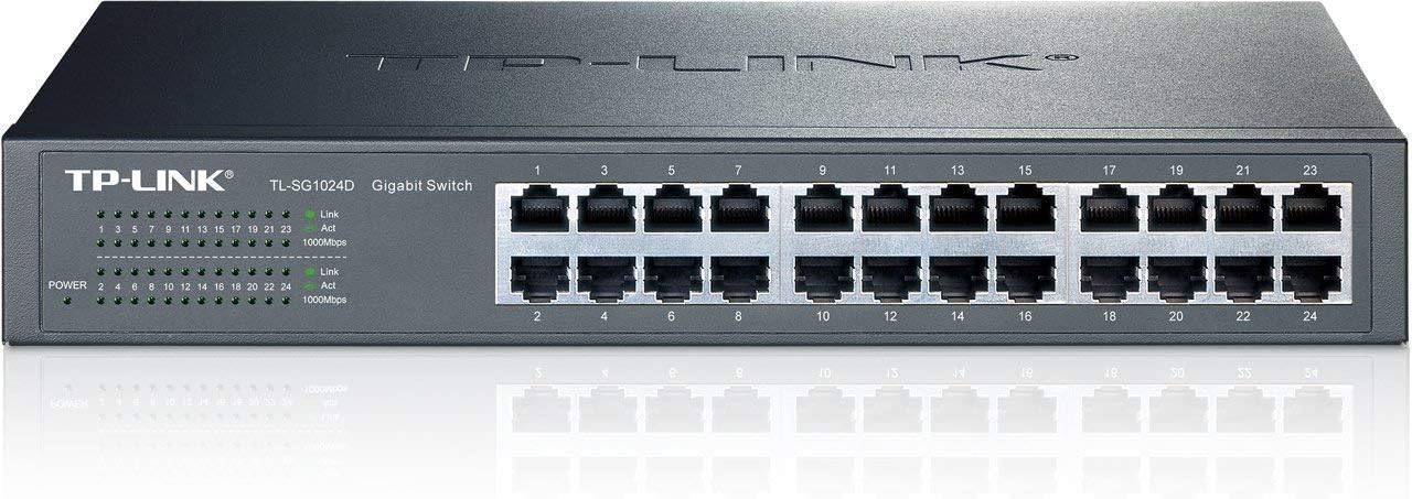 TP-Link Network TL-SG1024D 24 Port Gigabit Desktop Switch 10 100 1000M