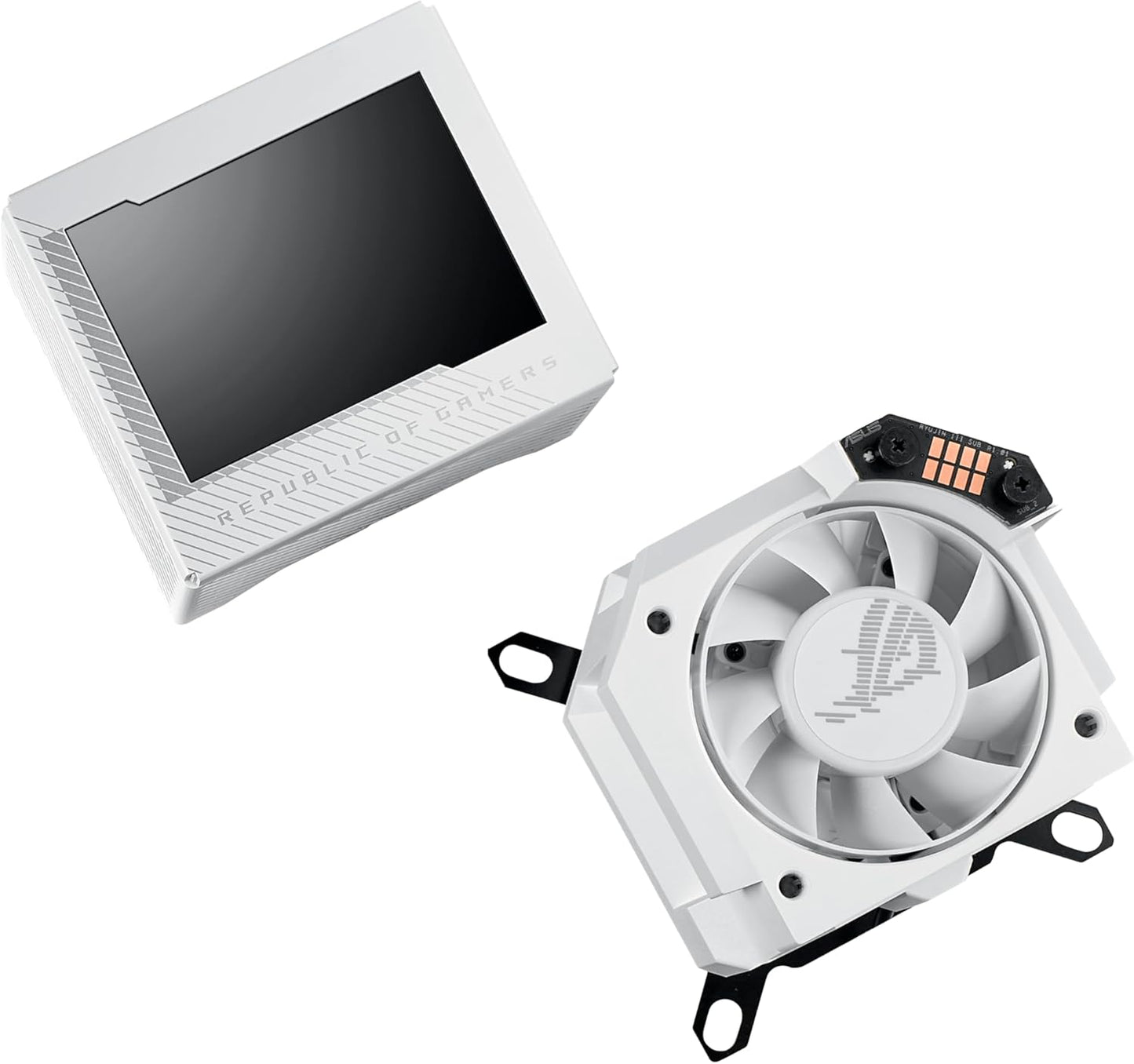 ASUS ROG RYUJIN III WB WHT CPU Water Block 3.5 LCD Display White