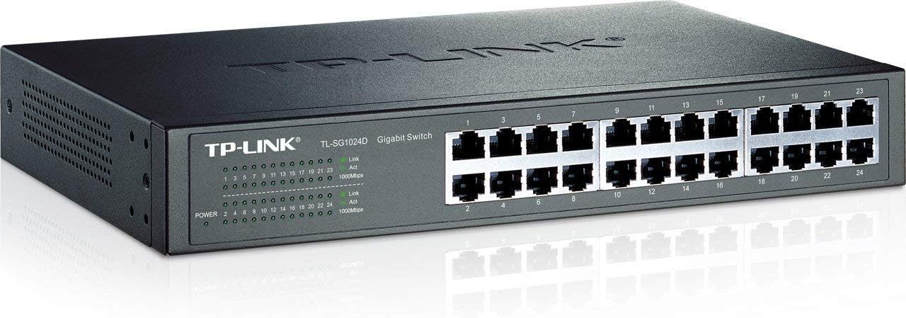 TP-Link Network TL-SG1024D 24 Port Gigabit Desktop Switch 10 100 1000M