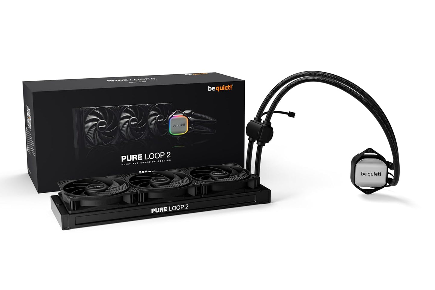 be quiet! Fan BW019 PURE LOOP 2 360mm All-in-One water cooling ARGB