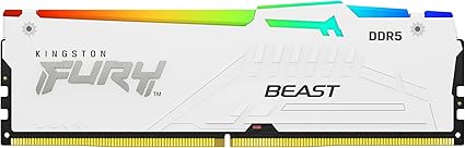 Kingston ME KF564C32BWEA-32 32GB 6400MT s DDR5 CL32 DIMM FURY Beast White RGB