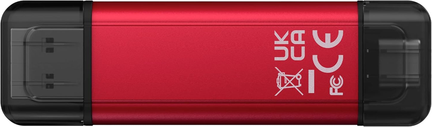 Kingston SSD SPSD 512GB 512GB Dual USB-A C Portable SSD