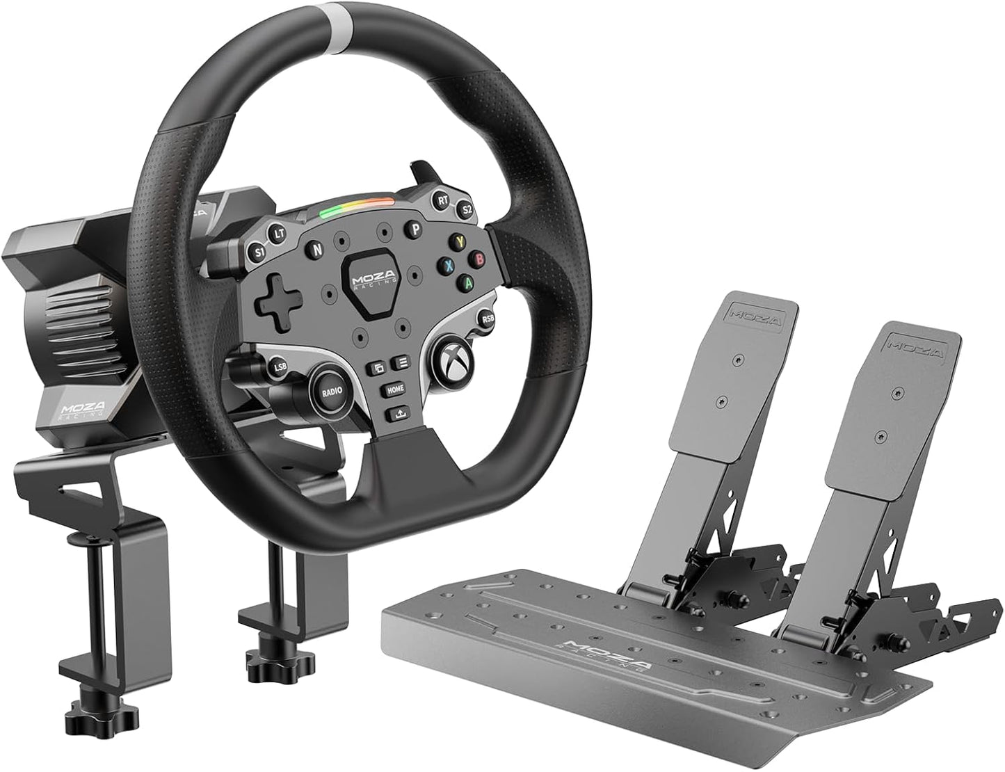 MOZA RACING Game RS074 MOZA R3 Racing Wheel and Pedals for PC