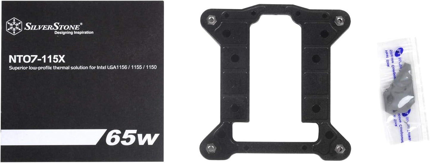 Silverstone Fan NT07-115X low profile for LGA1150 1151 1155 1156 1200 Retail