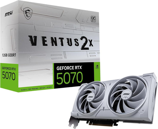 MSI GeForce RTX 5070 12G VENTUS 2X OC WHITE 12GB GDDR7 192bit PCIE