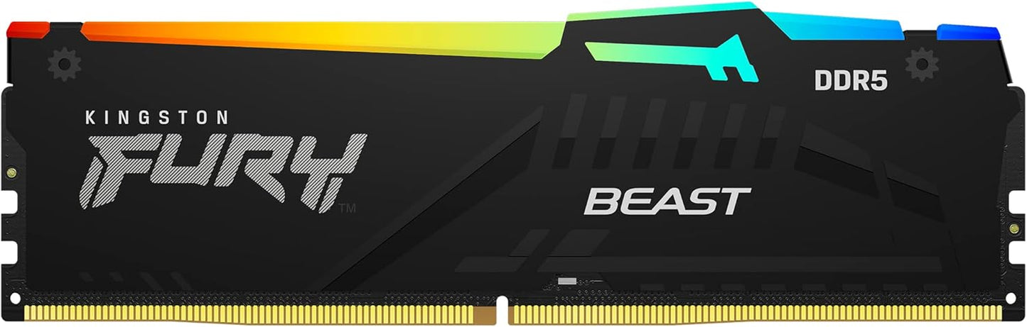 Kingston KF552C40BBAK2-16 16GB 5200MT s DDR5 CL40 DIMM FURY Beast RGB K2