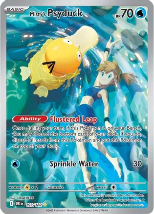 Misty's Psyduck - 193/182 193 - SV10 Destined Rivals Holofoil