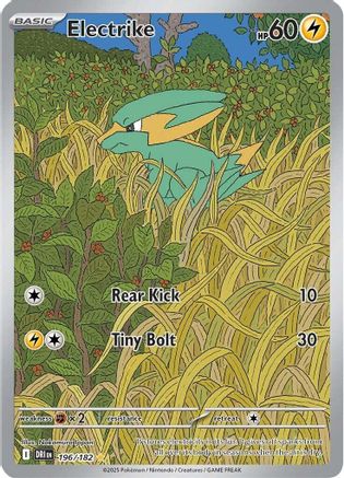 Electrike - 196/182 196 - SV10 Destined Rivals Holofoil