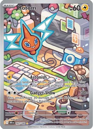 Rotom - 197/182 197 - SV10 Destined Rivals Holofoil