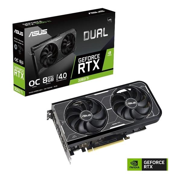 ASUS VCX DUAL-RTX3060TI-O8GD6X GeForce RTX 3060 Ti OC 8 Go GDDR6X 256 bits PCIE