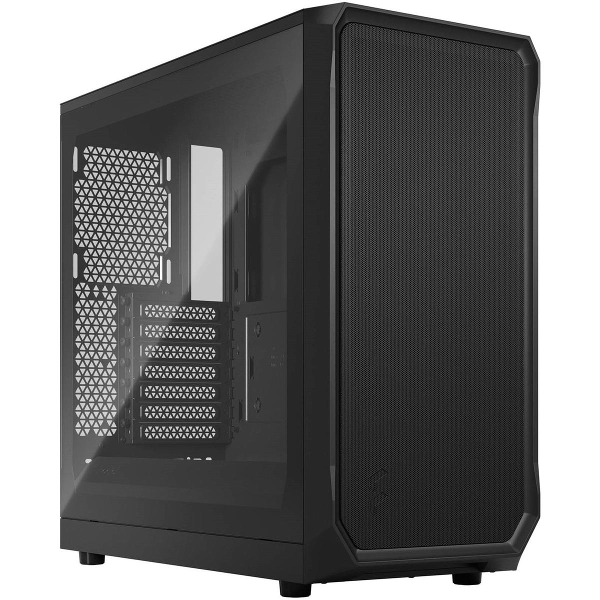 Fractal Design CS FD-C-FOC2A-01 Focus 2 Black Mid Tower Clear Tinted TG Retail