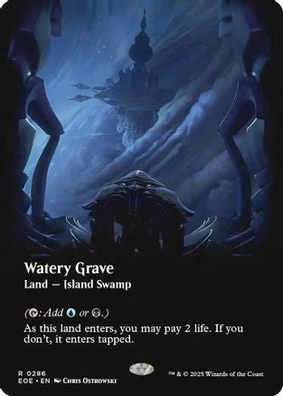 Watery Grave (Borderless) (EOE-286) - Edge of Eternities Foil