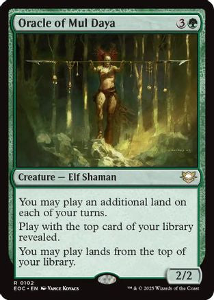 Oracle of Mul Daya (EOC-102) - Commander: Edge of Eternities