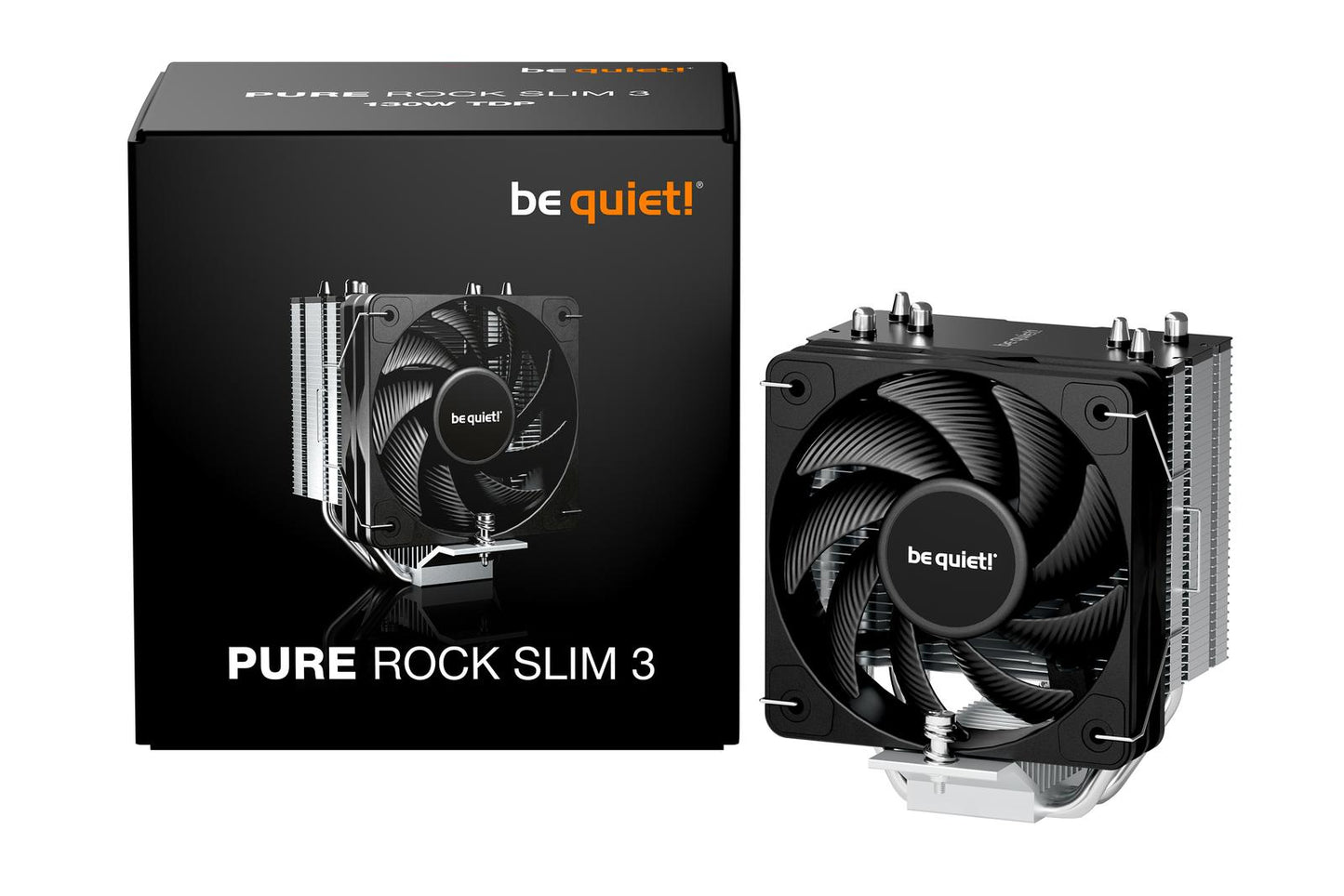 be quiet! Fan BK047 Pure Rock Slim 3 4-pin PWM Silver