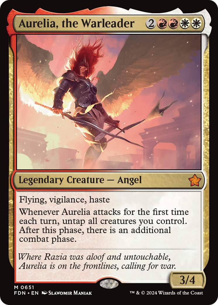 Aurelia, the Warleader [fdn - 651]