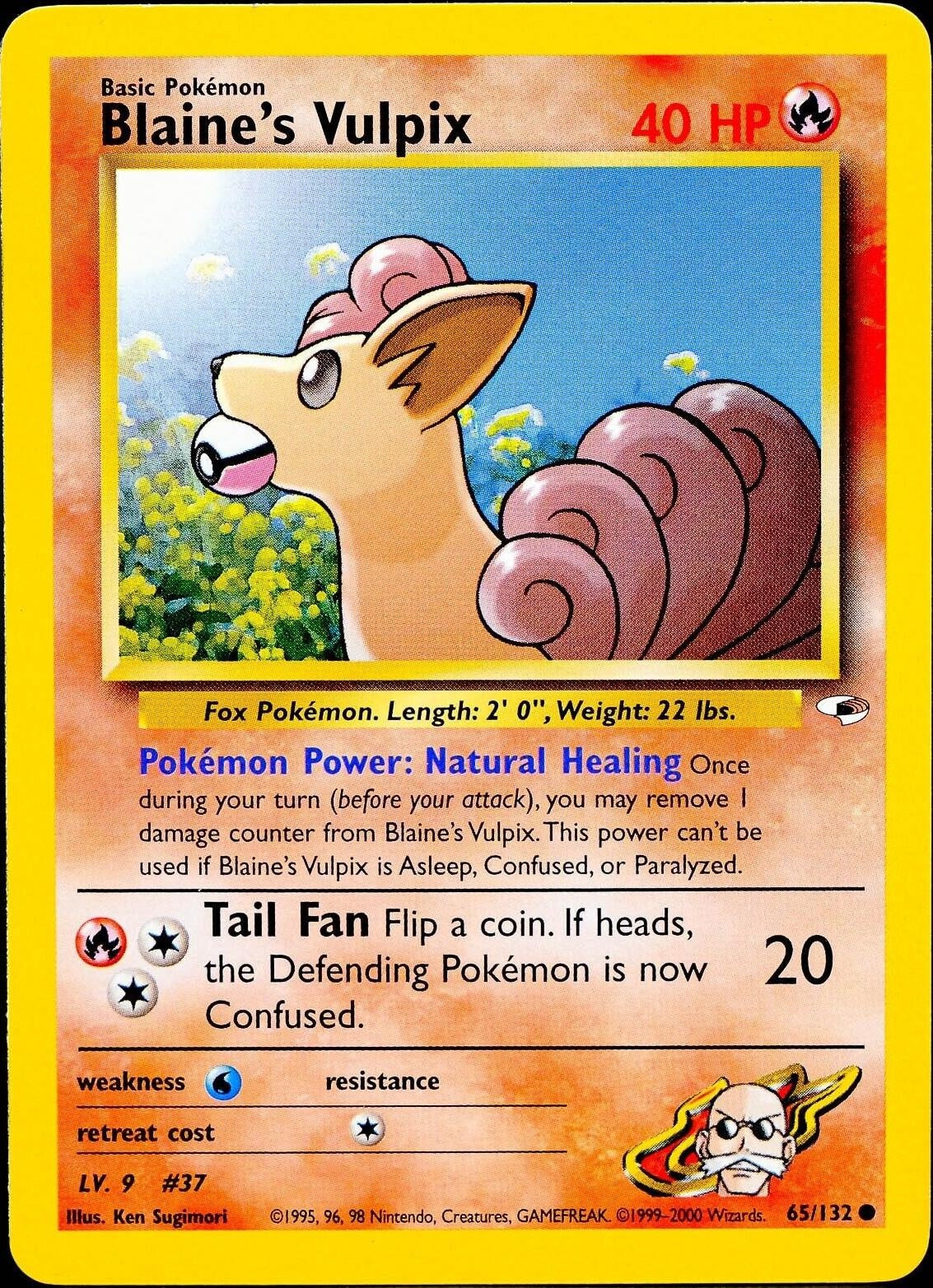 Blaine's Vulpix [GYM1 - 65]