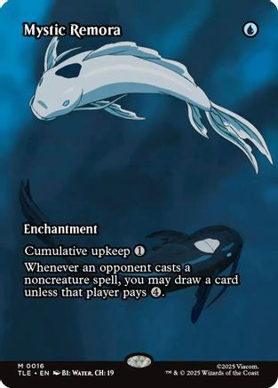 Mystic Remora (Borderless) (TLE-016) - Avatar: The Last Airbender: Eternal-Legal Foil