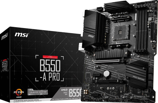 MSI B550-A PRO AM4 B550 Max128 Go DDR4 ATX