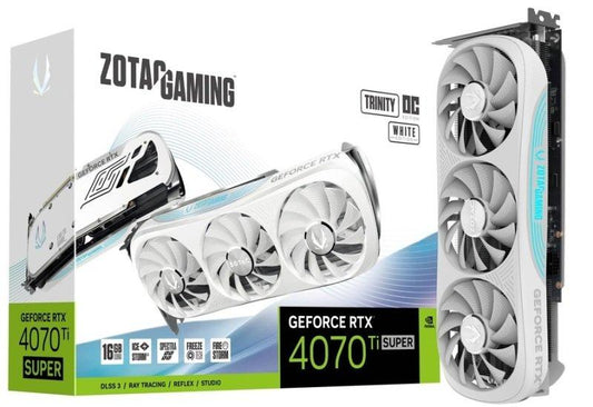 ZOTAC ZT-D40730Q-10P GeForce RTX 4070 Ti SUPER Trinity OC White 16G GDDR6X