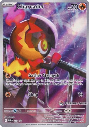Charcadet - 022 (Pokemon Center Exclusive) 22 - ME Mega Evolution Promo Holofoil