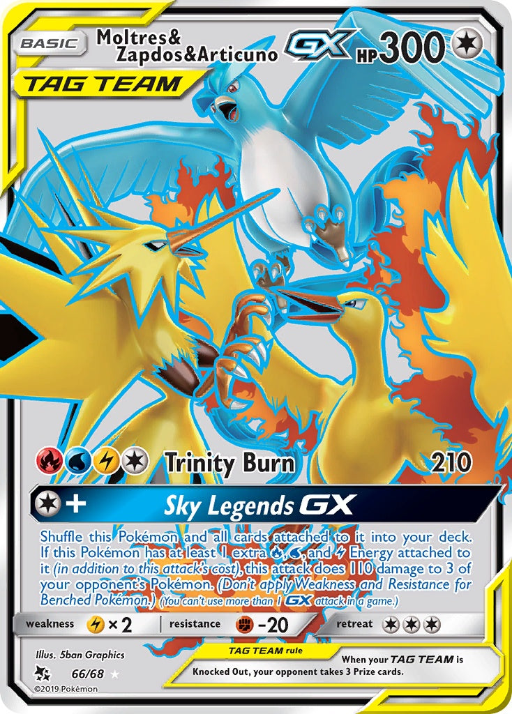 Moltres & Zapdos & Articuno-GX [SM115 - 66]